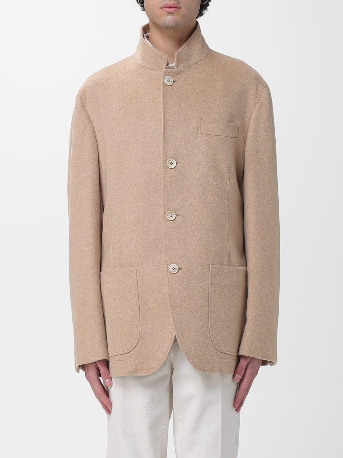 BRUNELLO CUCINELLI CHAQUETA: Gabardinas hombre Brunello Cucinelli, Beige - Img 1