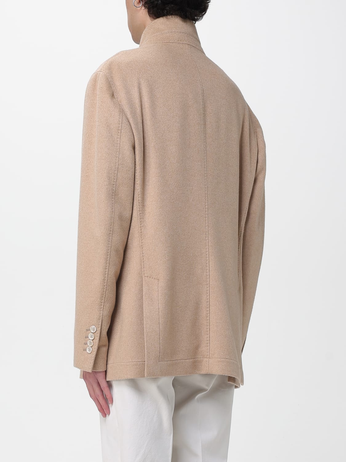 BRUNELLO CUCINELLI CHAQUETA: Gabardinas hombre Brunello Cucinelli, Beige - Img 3