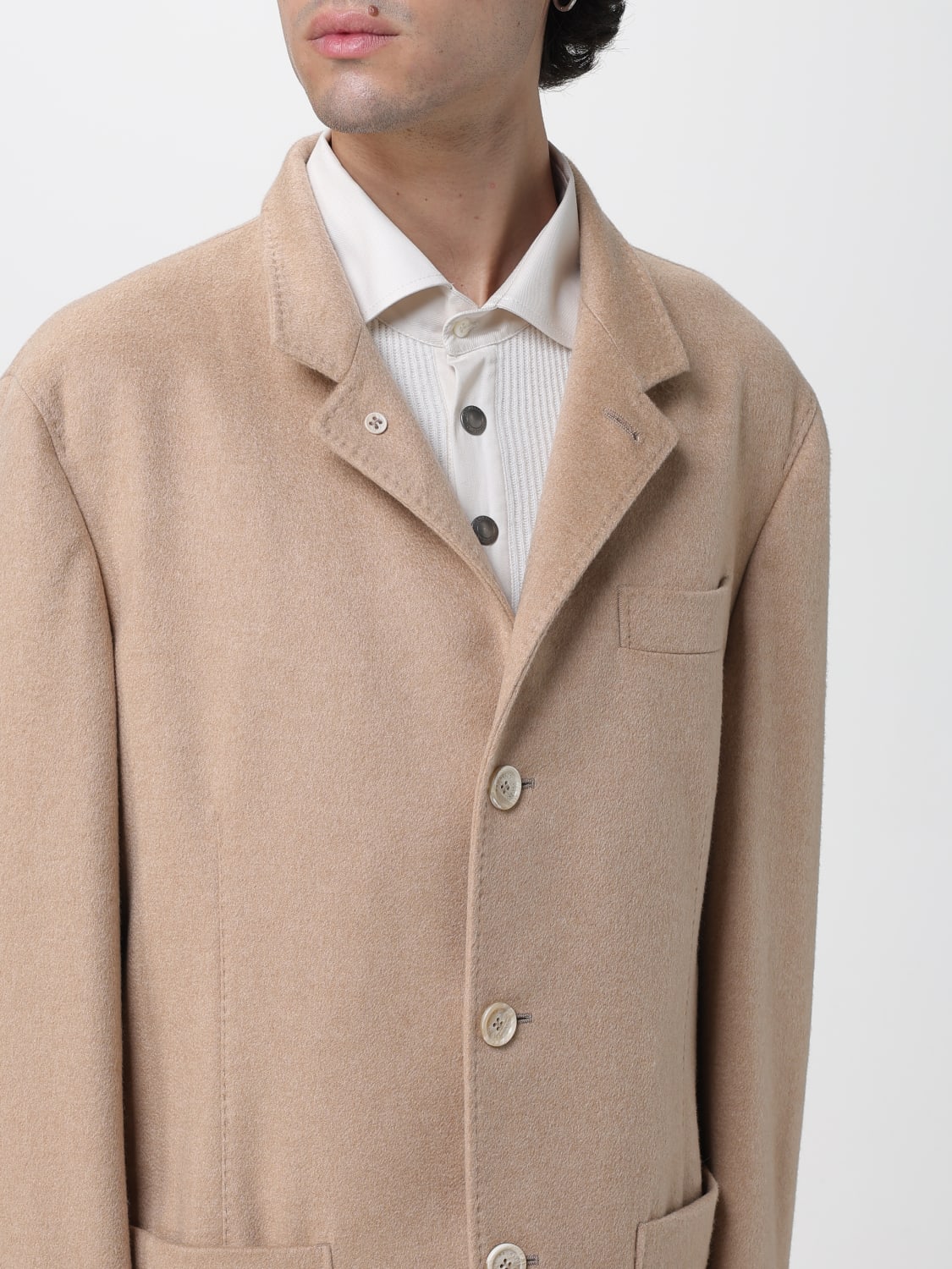 BRUNELLO CUCINELLI CHAQUETA: Gabardinas hombre Brunello Cucinelli, Beige - Img 5