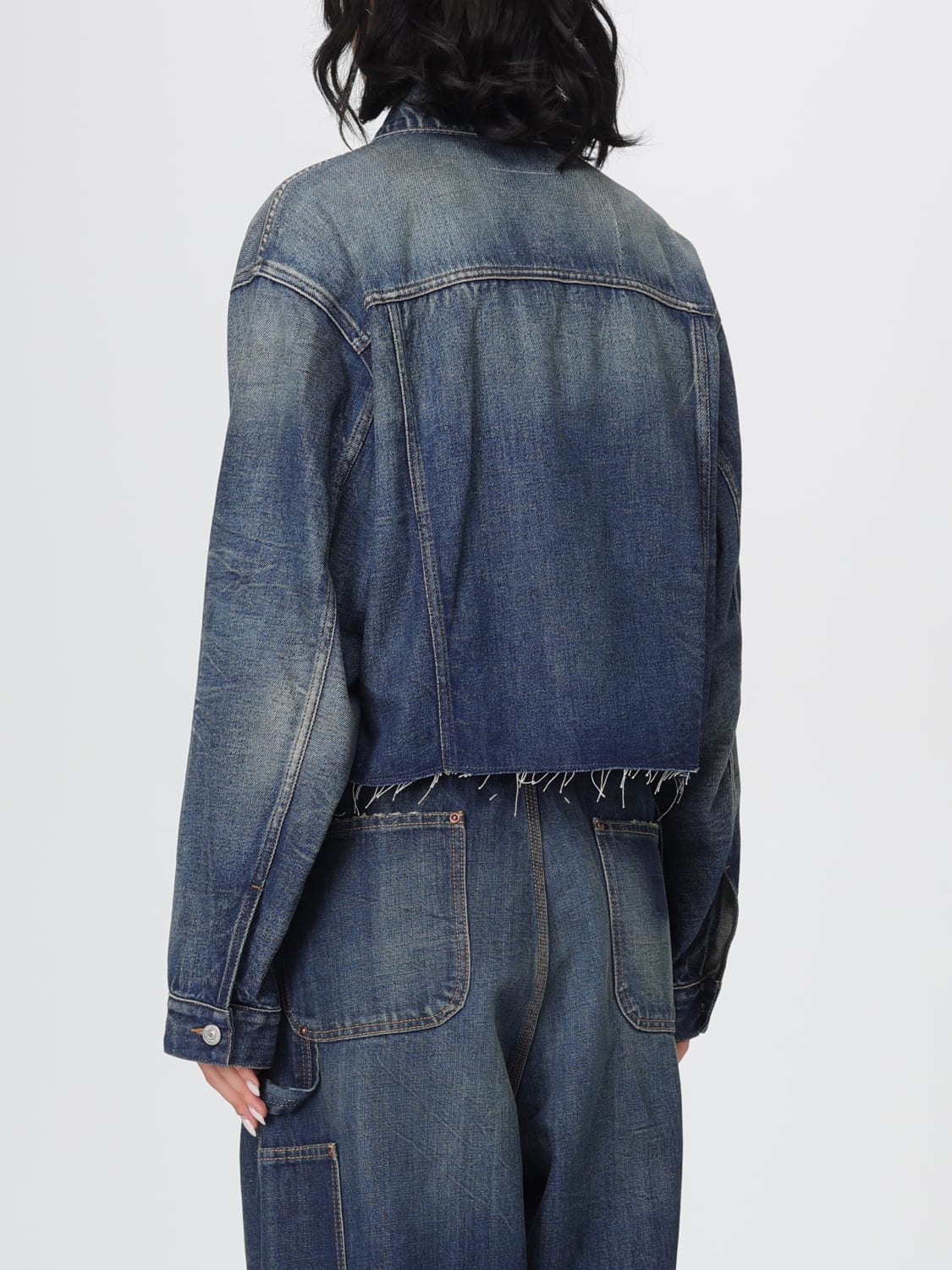 MM6 MAISON MARGIELA JACKET: Jacket woman Mm6 Maison Margiela, Blue - Img 3