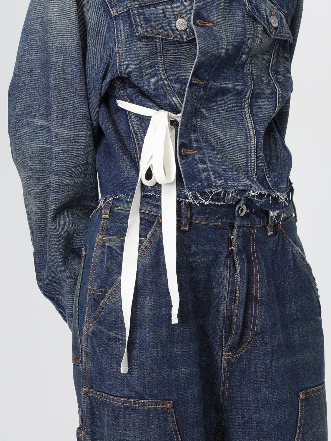 MM6 MAISON MARGIELA JACKET: Jacket woman Mm6 Maison Margiela, Blue - Img 5