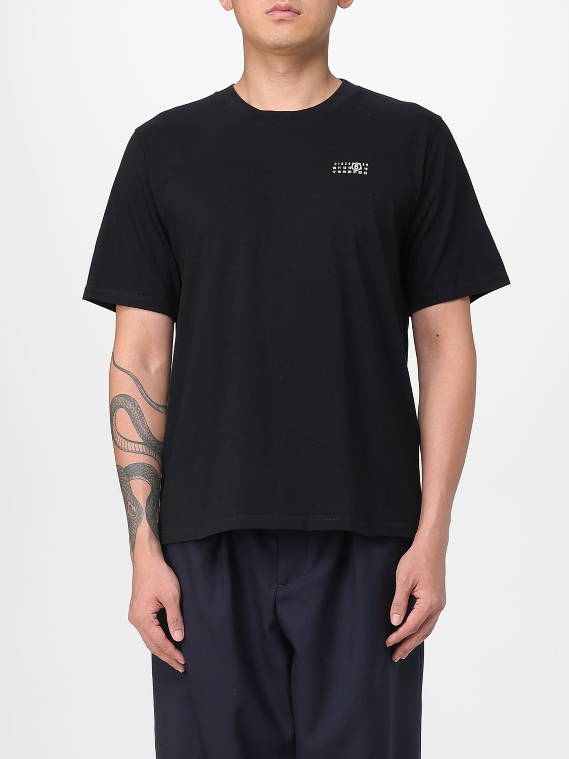 MM6 MAISON MARGIELA CAMISETA: Camiseta hombre Mm6 Maison Margiela, Negro - Img 1