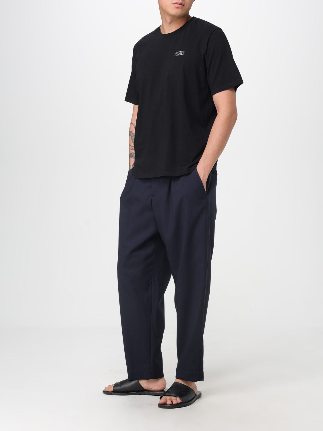 MM6 MAISON MARGIELA CAMISETA: Camiseta hombre Mm6 Maison Margiela, Negro - Img 2