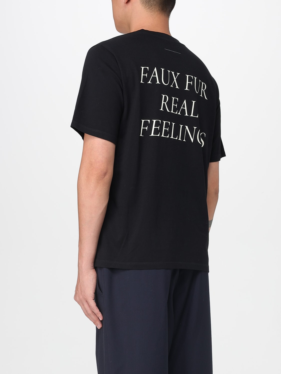 MM6 MAISON MARGIELA CAMISETA: Camiseta hombre Mm6 Maison Margiela, Negro - Img 3