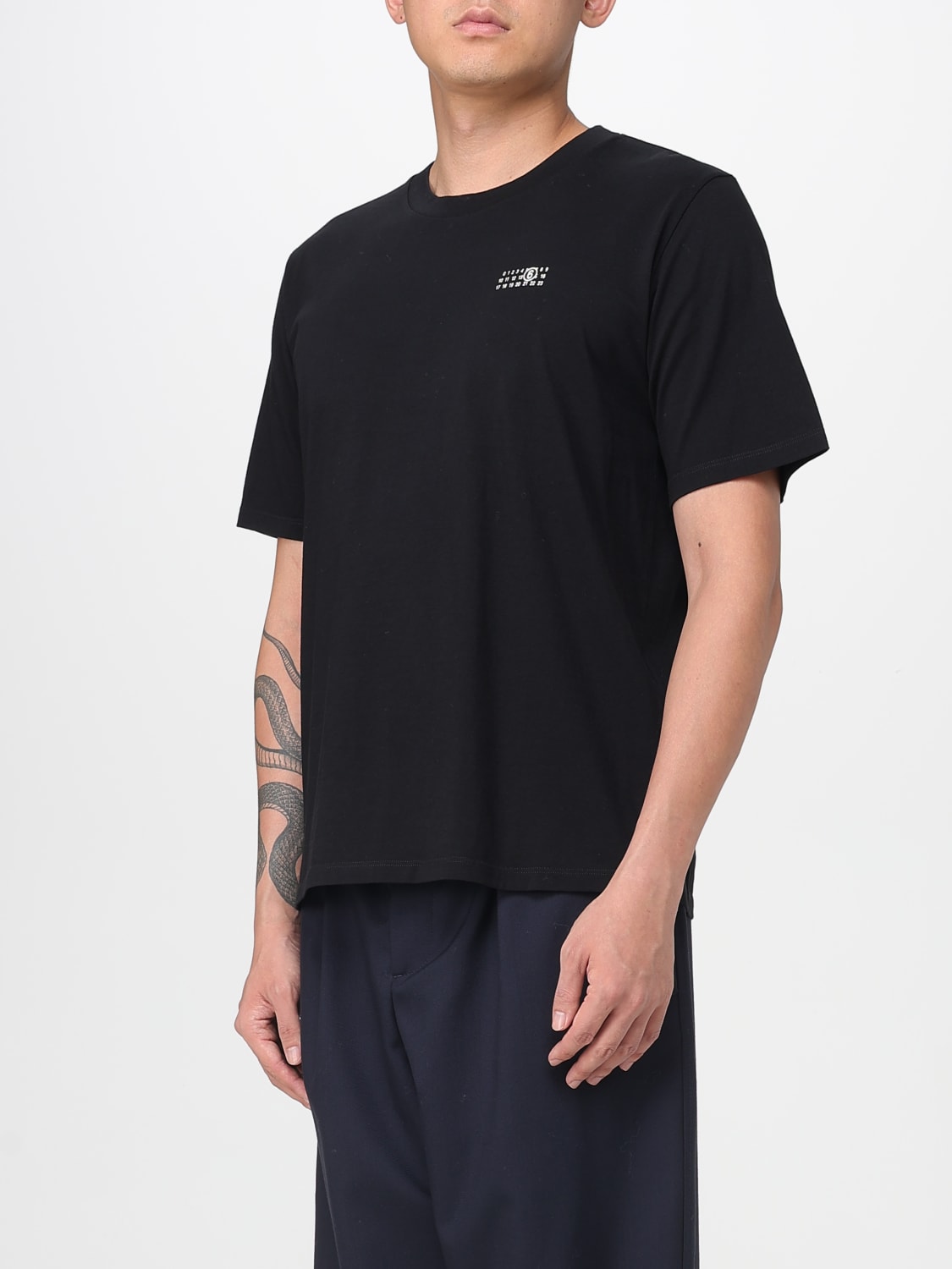 MM6 MAISON MARGIELA CAMISETA: Camiseta hombre Mm6 Maison Margiela, Negro - Img 4