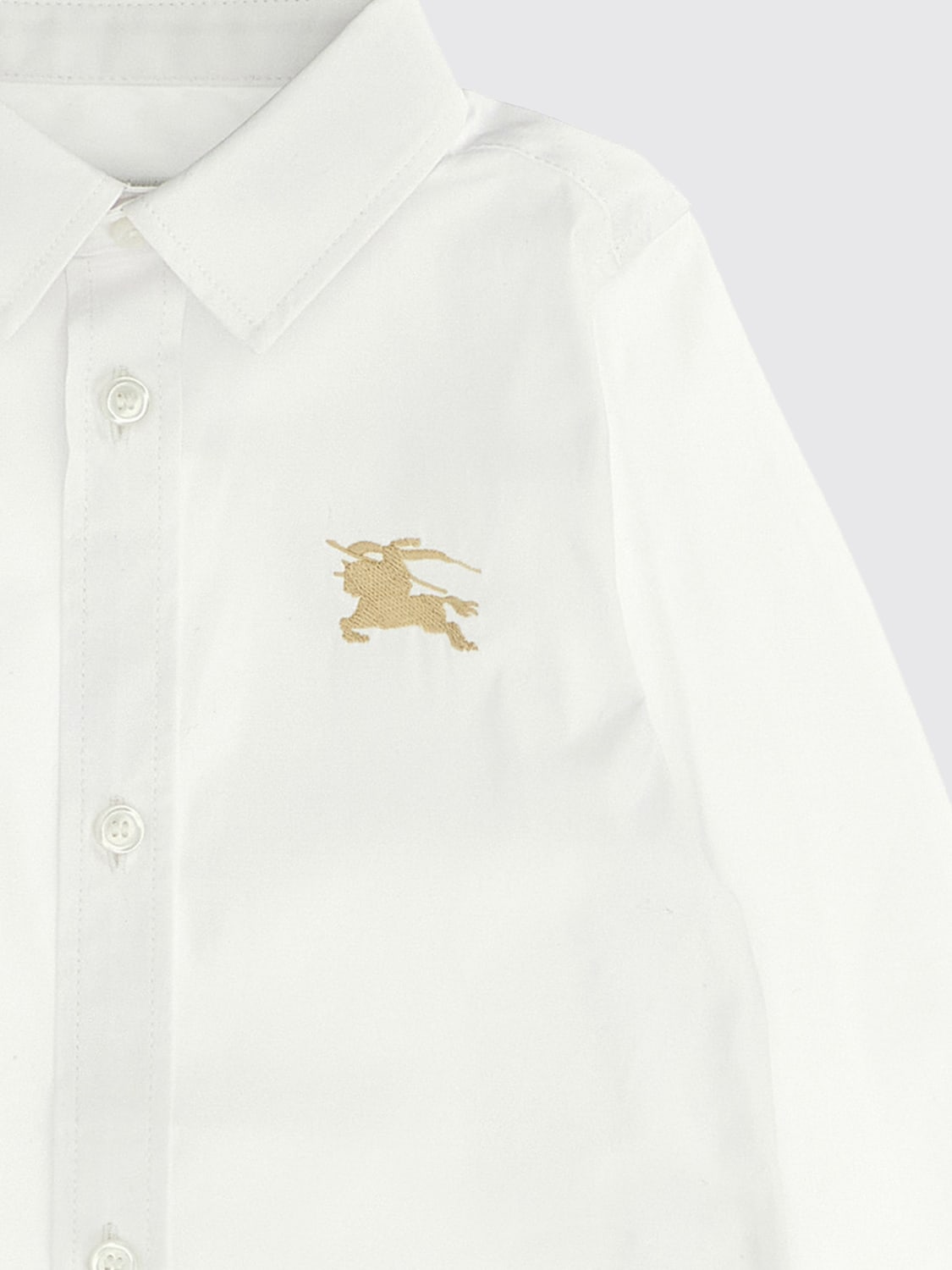 BURBERRY SHIRT: Sweater kids Burberry, White - Img 3