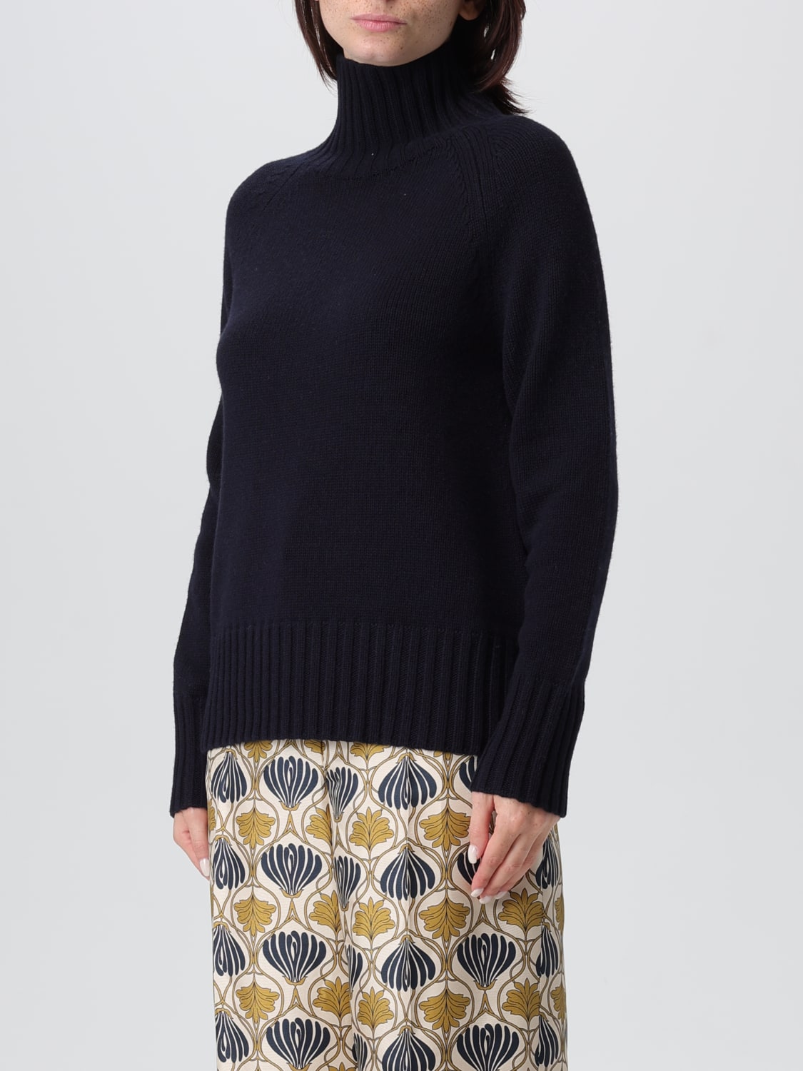 MAX MARA JERSEY: Cárdigan mujer Max Mara, Azul Oscuro - Img 4