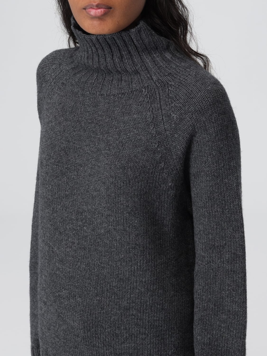 MAX MARA PULL: Cardigan femme Max Mara, Gris - Img 4