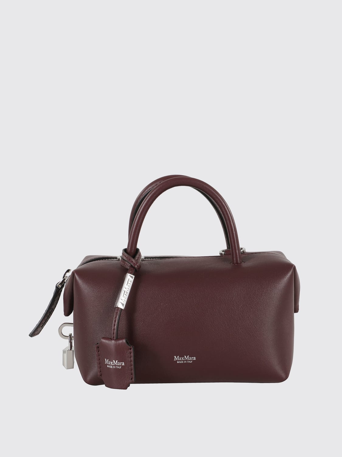 MAX MARA HANDTASCHE: Schultertasche damen Max Mara, Burgunderrot - Img 1