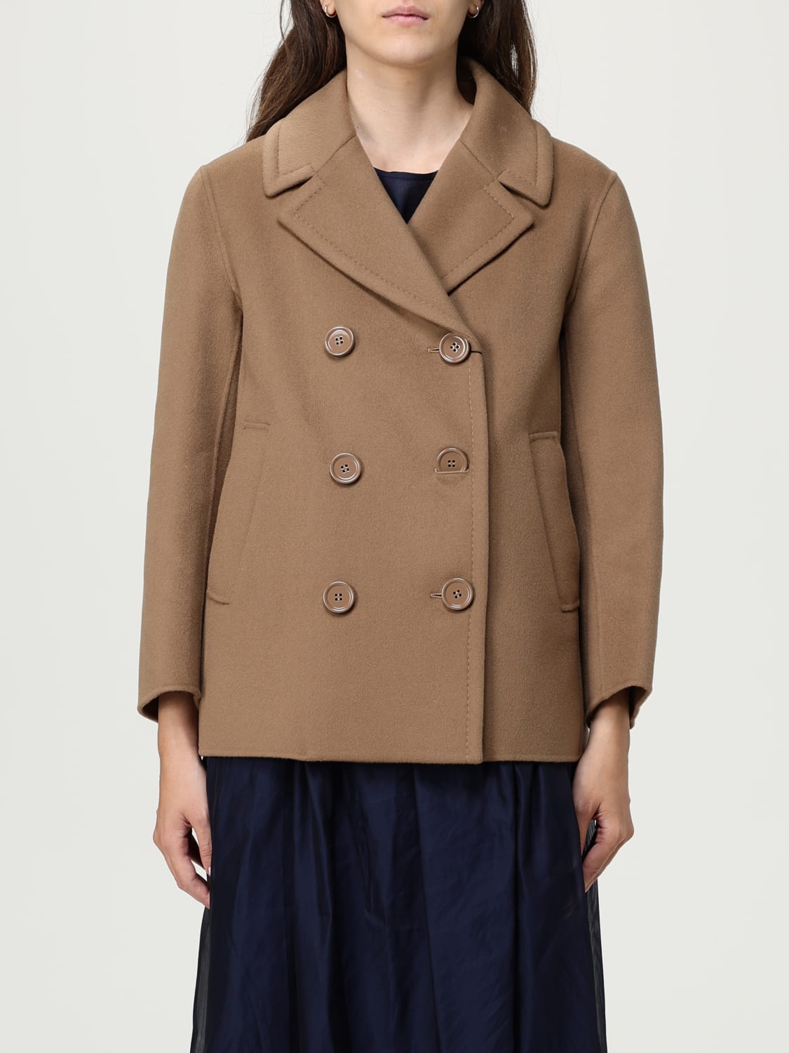 MAX MARA COAT: Trench coat woman Max Mara, Brown - Img 1