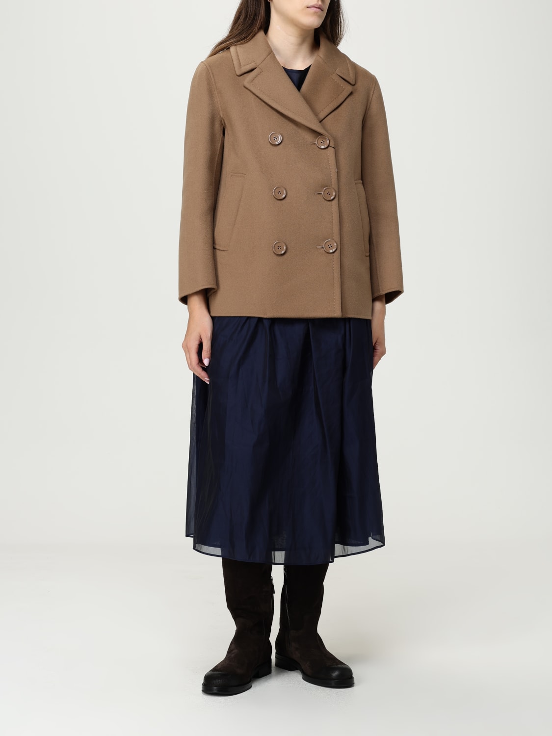 MAX MARA COAT: Trench coat woman Max Mara, Brown - Img 2