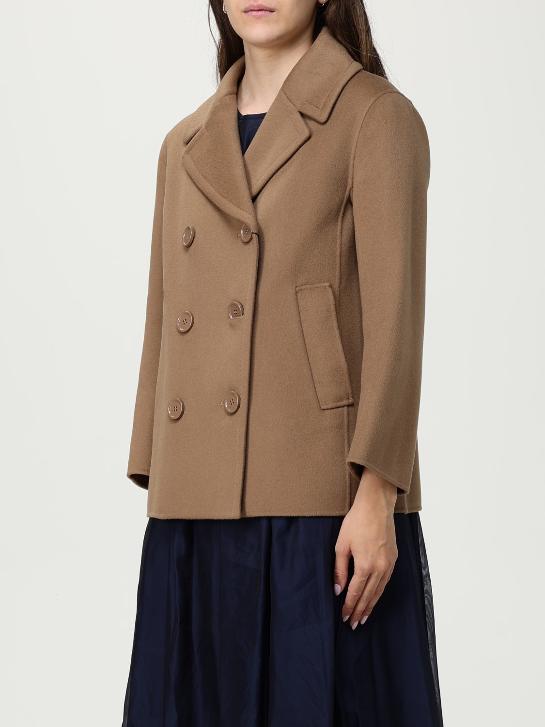 MAX MARA COAT: Trench coat woman Max Mara, Brown - Img 4