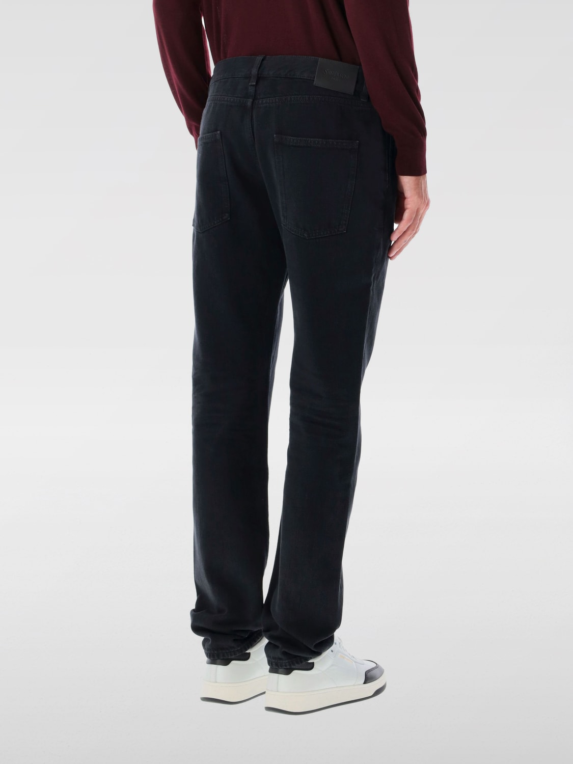 SAINT LAURENT JEANS: Jeans men Saint Laurent, Black - Img 2