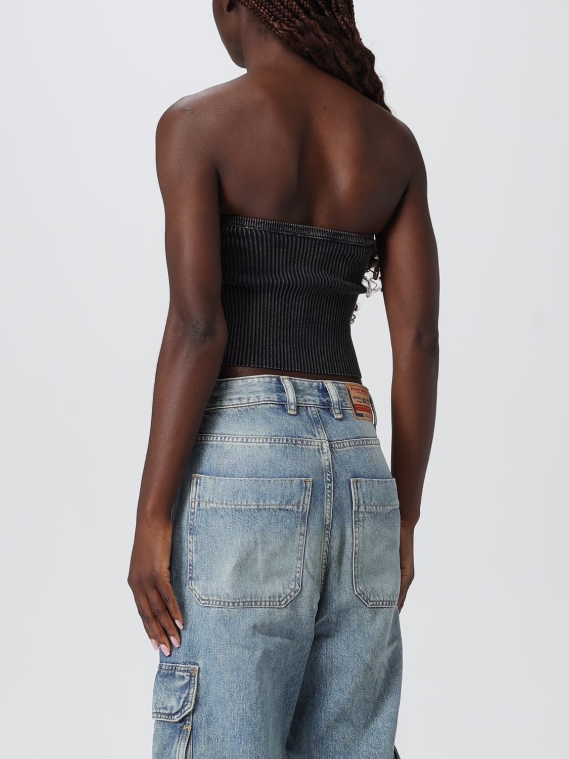 DIESEL TOP: Top woman Diesel, Black - Img 3