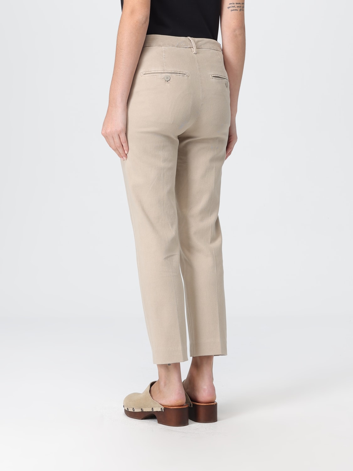 DONDUP PANTALONES: Pantalón mujer Dondup, Beige - Img 2