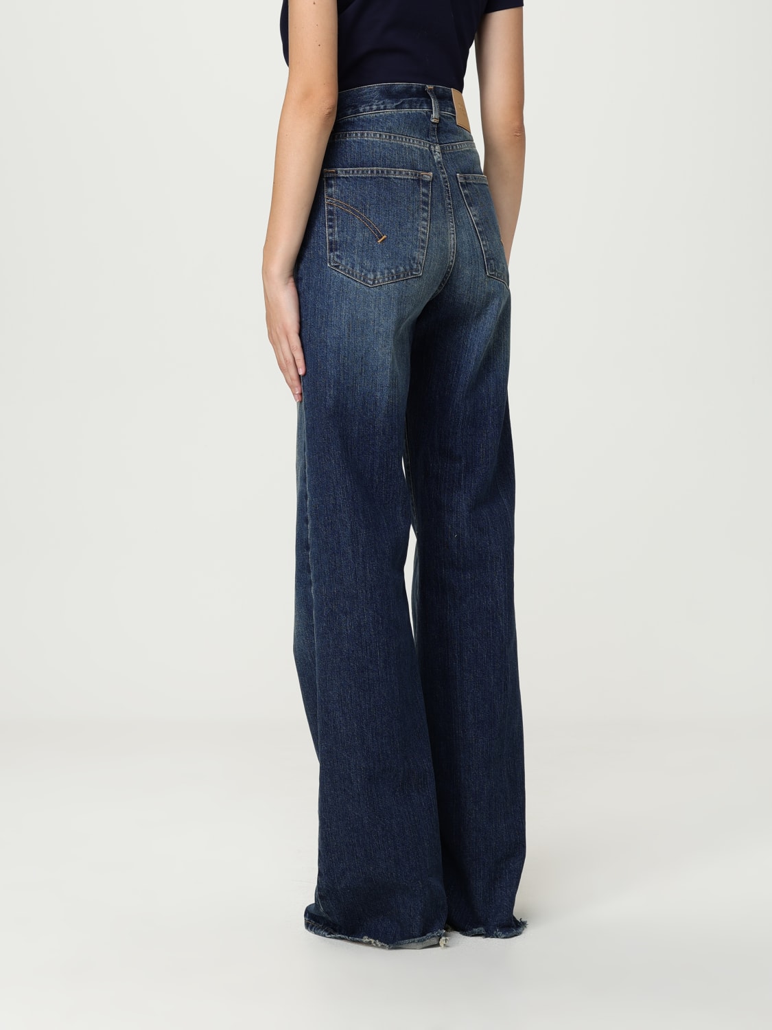 DONDUP VAQUEROS: Vaquero mujer Dondup, Azul Oscuro - Img 2