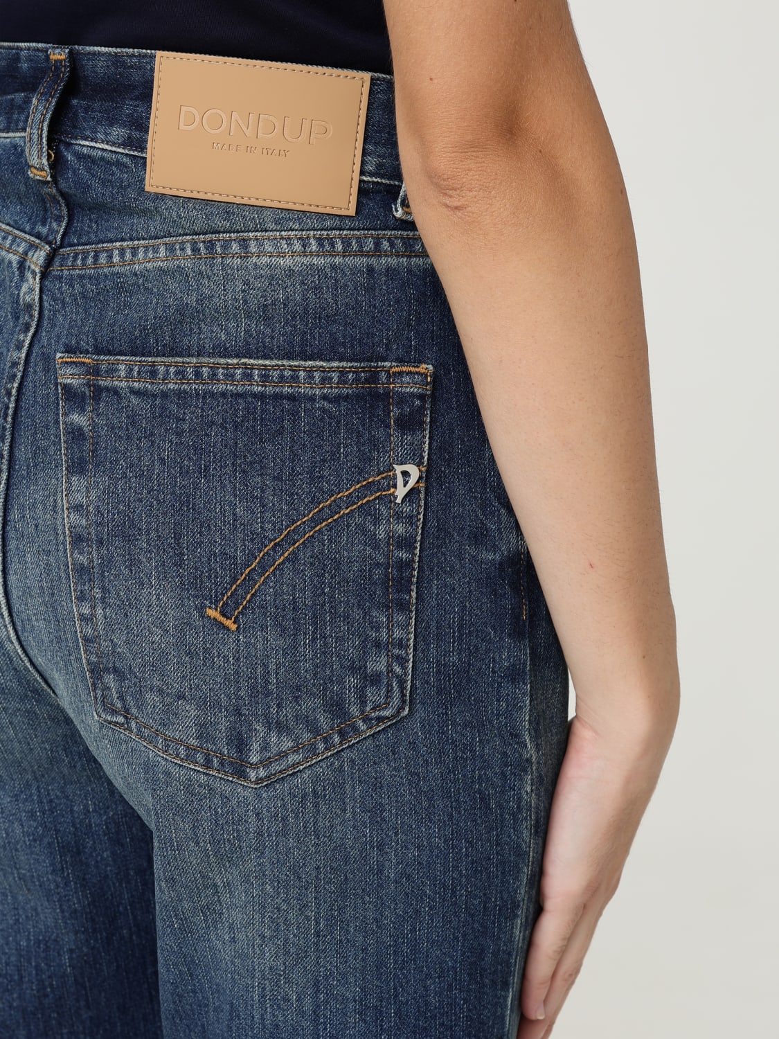 DONDUP VAQUEROS: Vaquero mujer Dondup, Azul Oscuro - Img 3