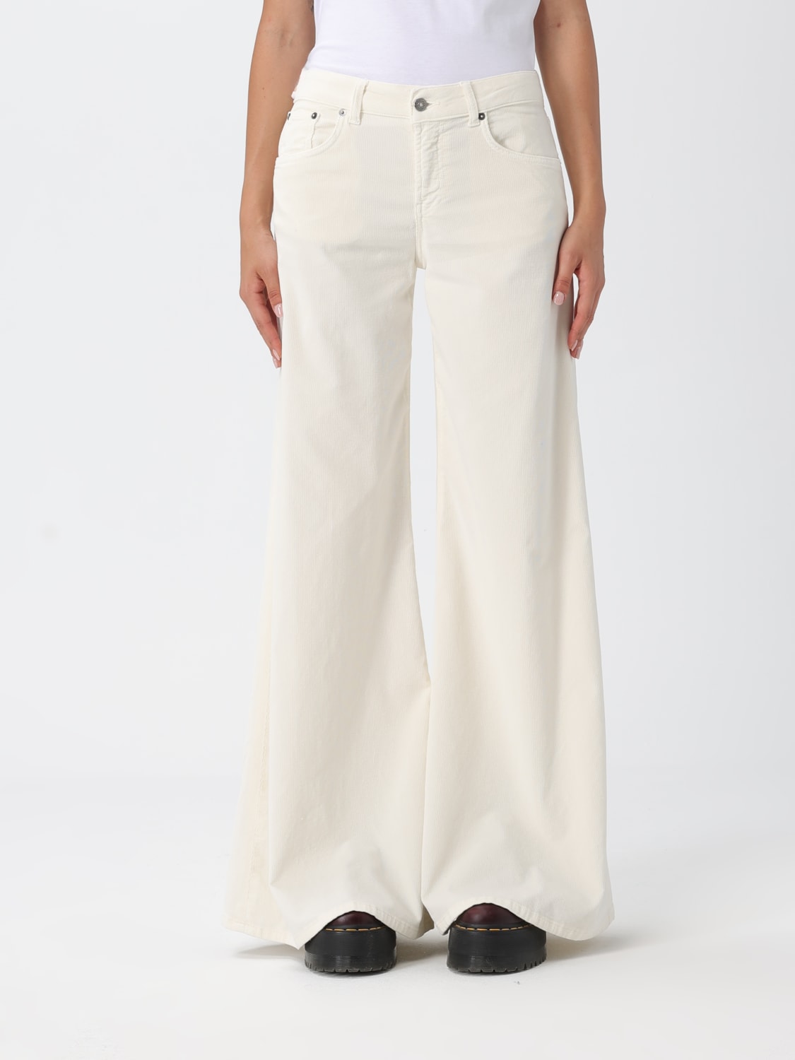 DONDUP VAQUEROS: Vaquero mujer Dondup, Blanco - Img 1