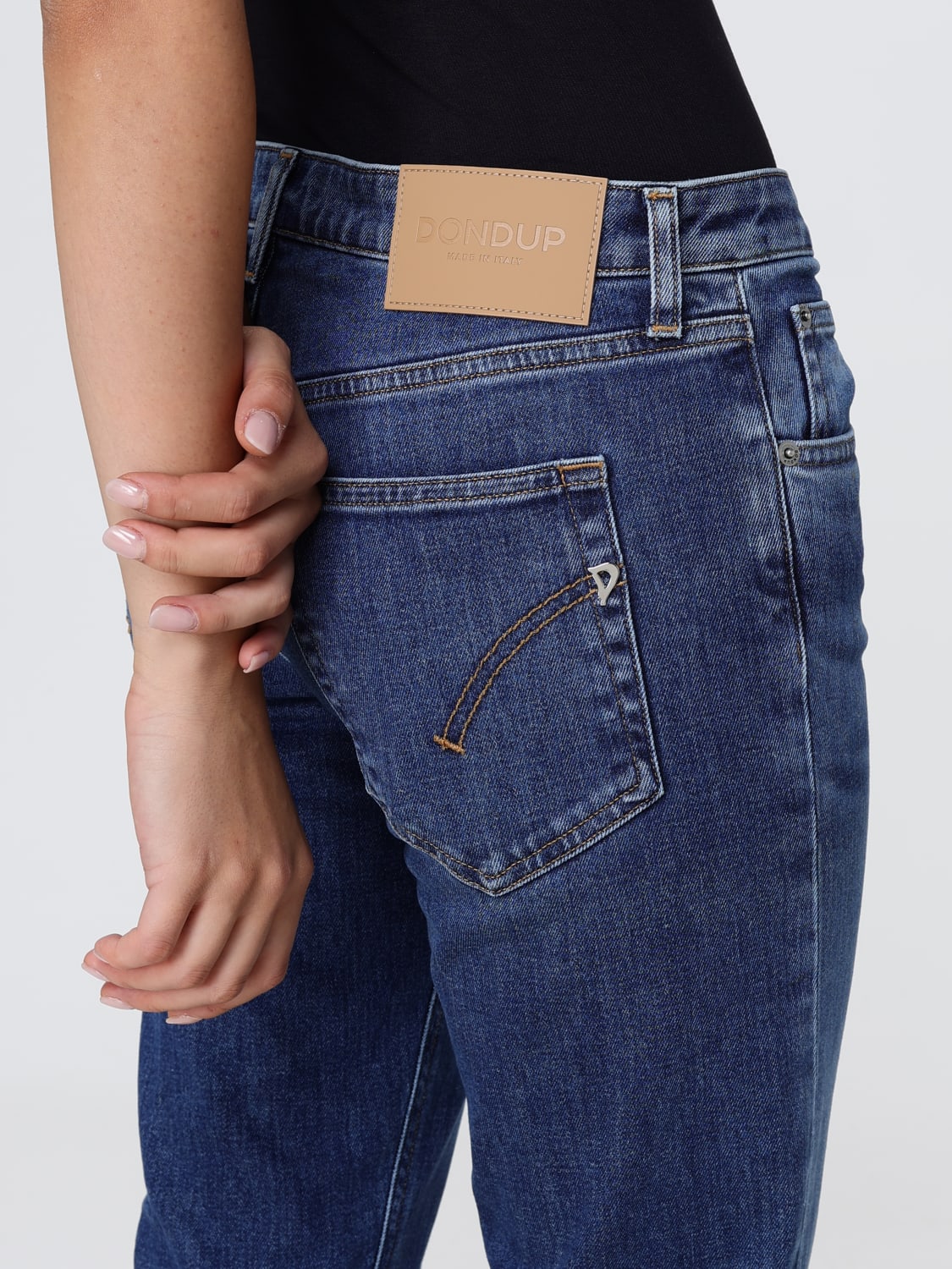 DONDUP JEANS: Jeans woman Dondup, Blue - Img 3