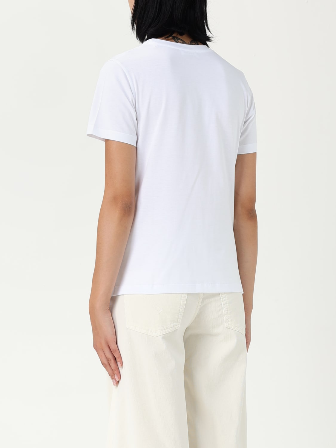 DONDUP Tシャツ: Tシャツ レディース Dondup, ホワイト - Img 2