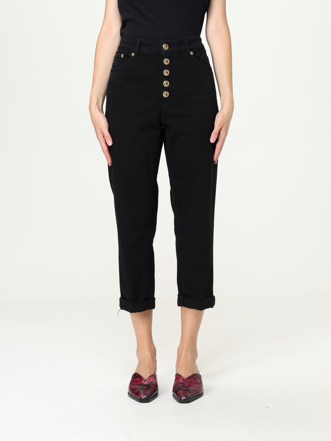 DONDUP VAQUEROS: Vaquero mujer Dondup, Negro - Img 1
