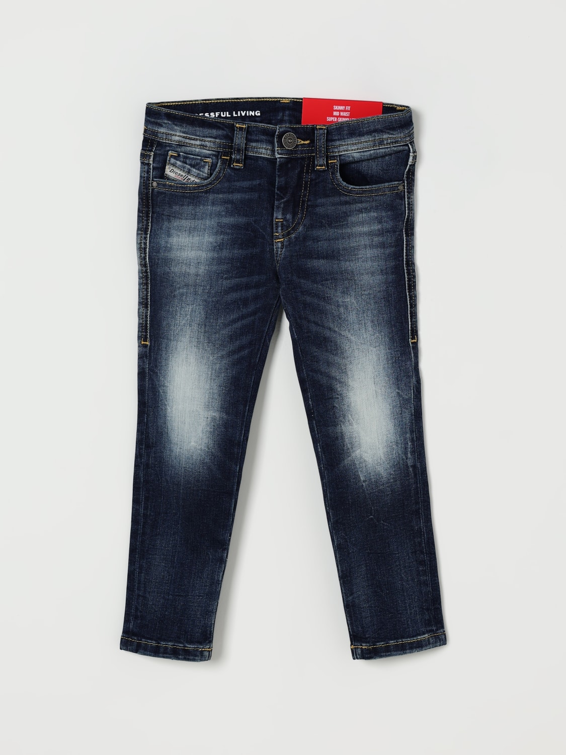 DIESEL JEANS: Jeans kinder Diesel, Denim - Img 1