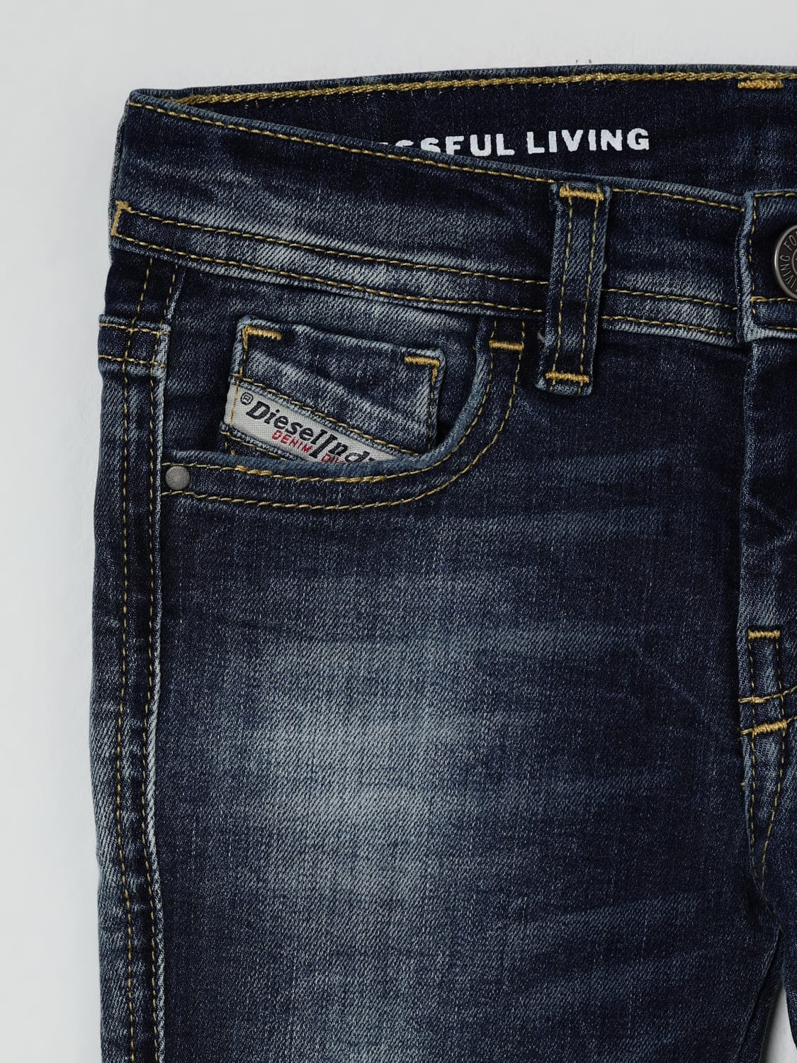 DIESEL JEANS: Jeans kinder Diesel, Denim - Img 3