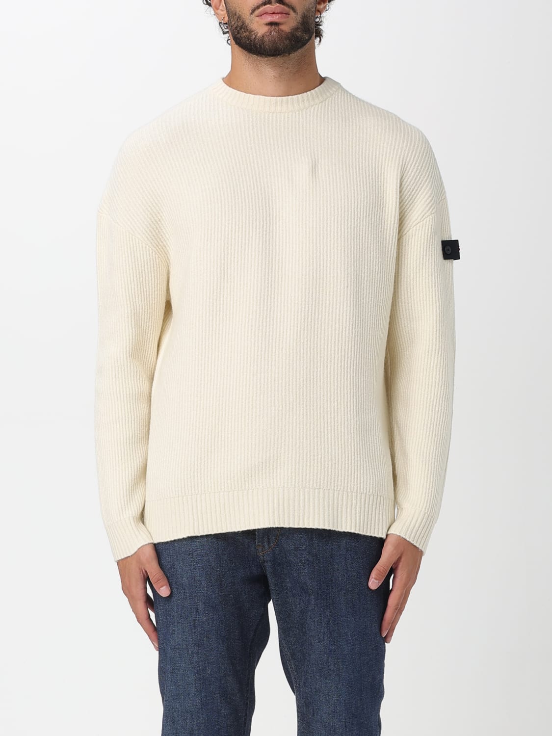 PEUTEREY PULLOVER: Pullover herren Peuterey, Taubengrau - Img 1