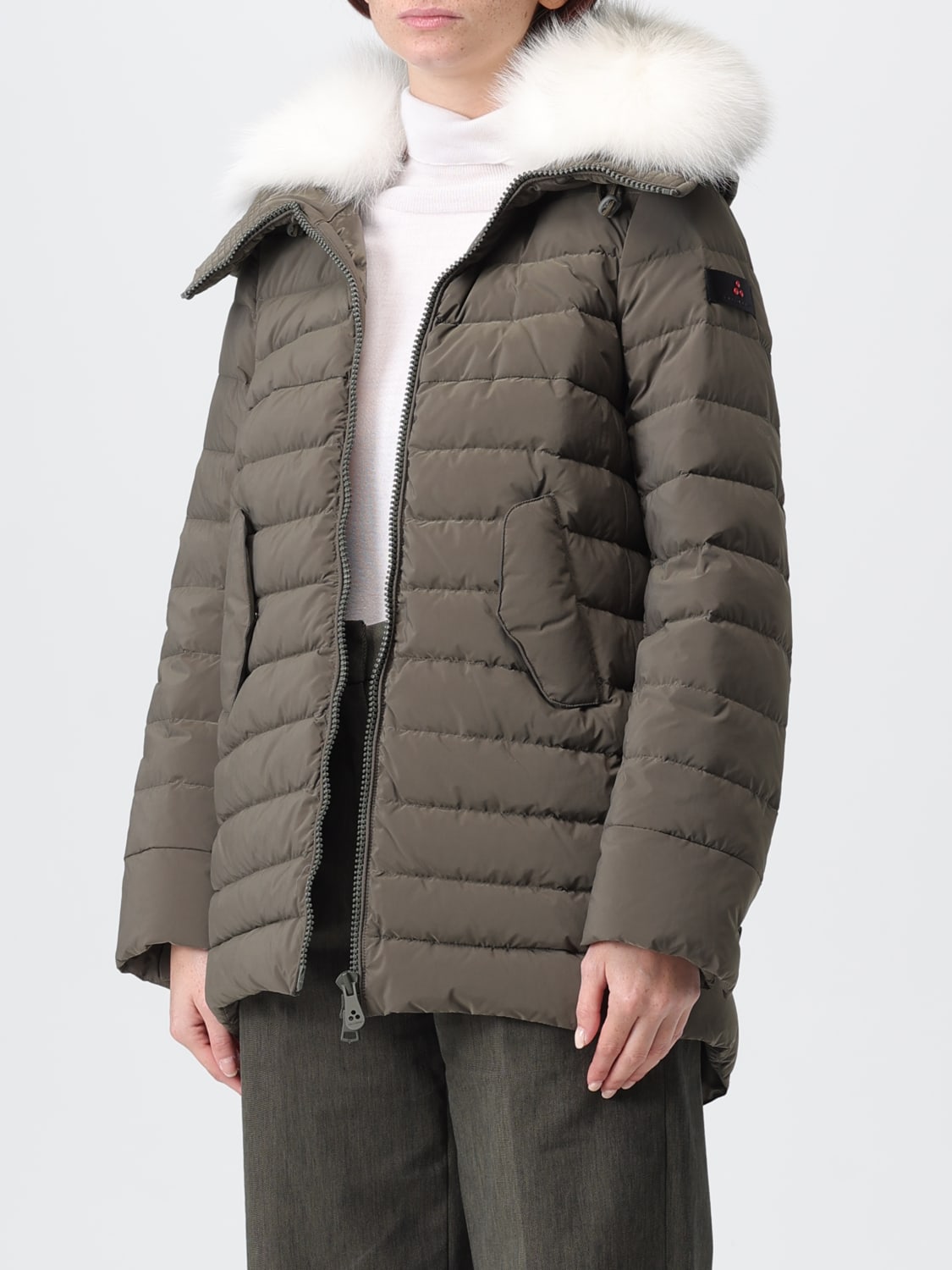 PEUTEREY 外套: 外套 女士 Peuterey, 绿色 - Img 3