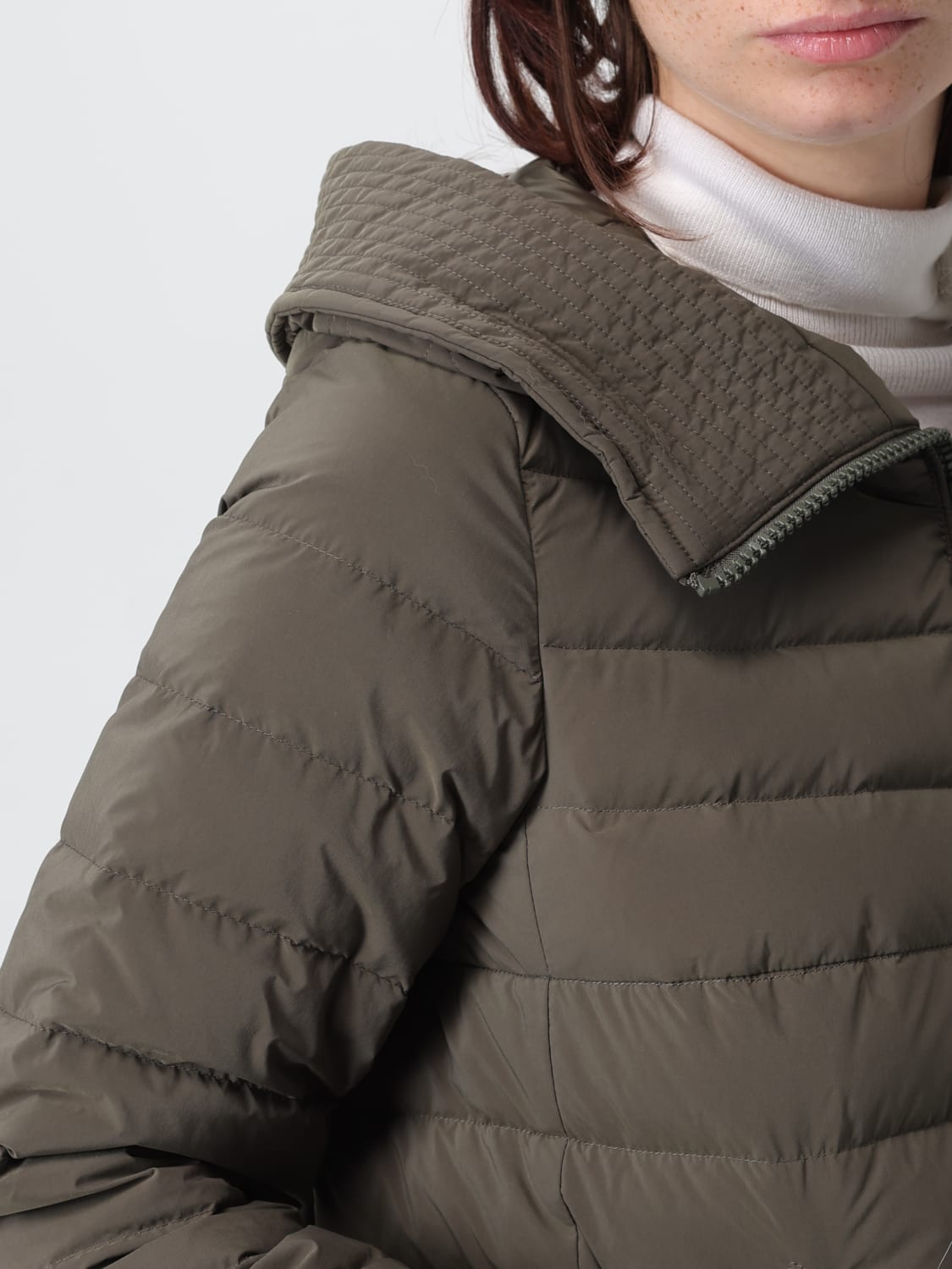 PEUTEREY 外套: 外套 女士 Peuterey, 绿色 - Img 4