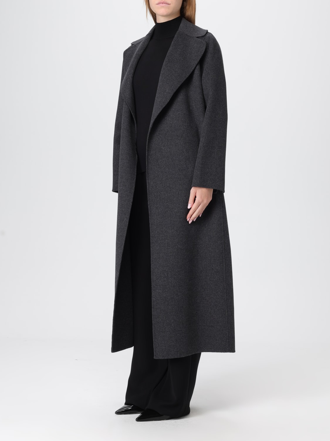 'S MAX MARA CAPPOTTO: Cappotto 'S Max Mara in lana vergine , Grigio - Img 3