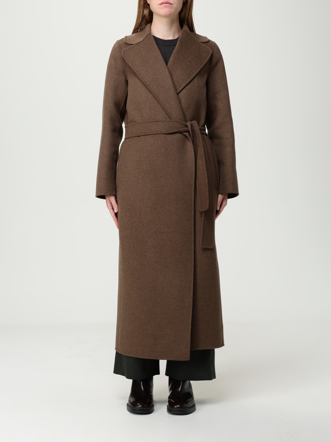 'S MAX MARA MANTEAU: Manteau femme 's Max Mara, Marron - Img 1