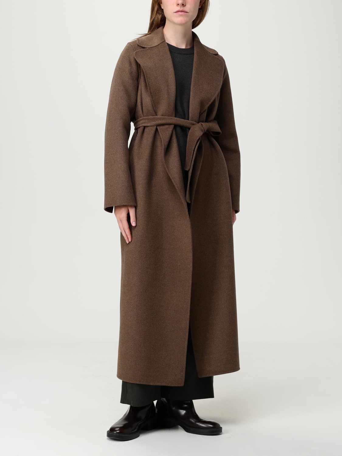 'S MAX MARA MANTEAU: Manteau femme 's Max Mara, Marron - Img 2