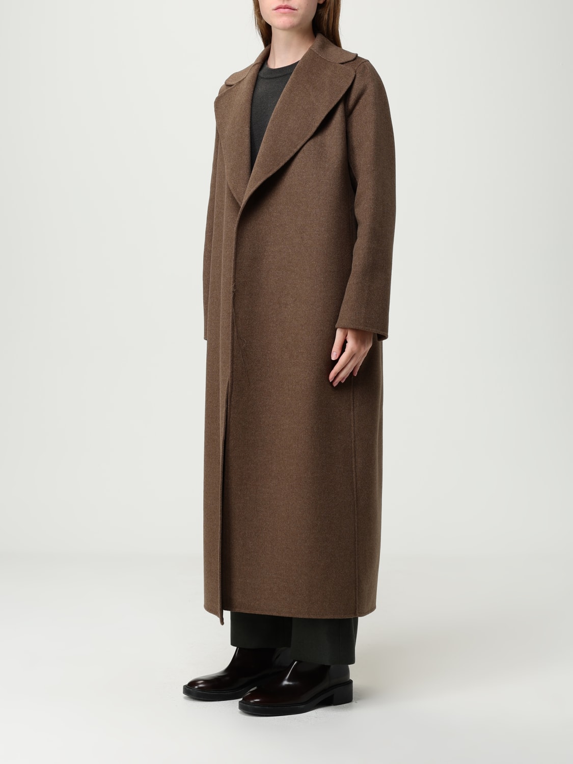 'S MAX MARA MANTEAU: Manteau femme 's Max Mara, Marron - Img 4