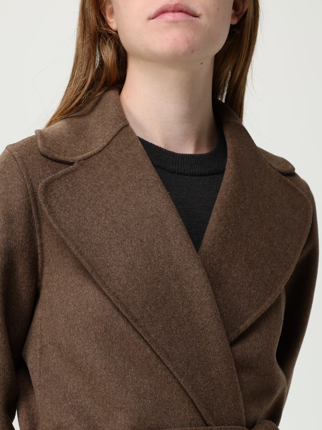 'S MAX MARA MANTEAU: Manteau femme 's Max Mara, Marron - Img 5