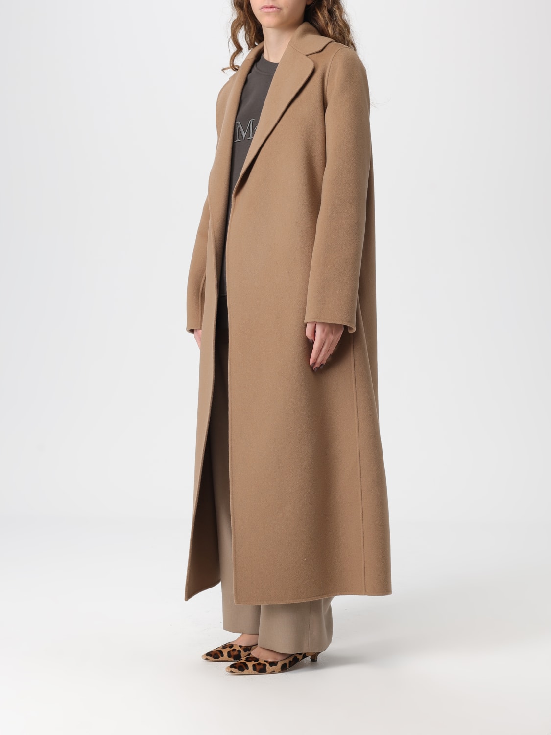 'S MAX MARA ABRIGO: Abrigo mujer 's Max Mara, Camello - Img 4