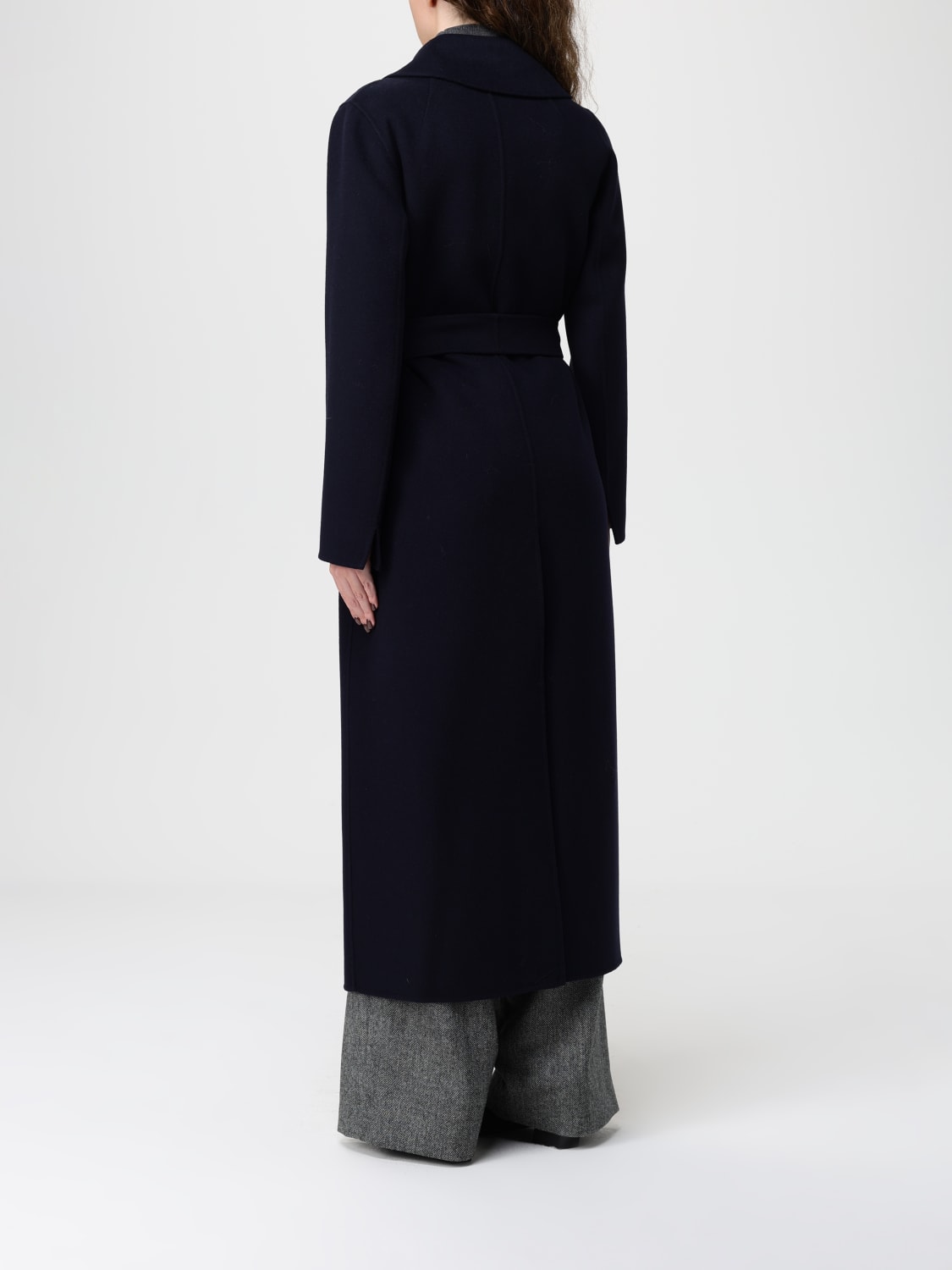 'S MAX MARA COAT: Coat woman 's Max Mara, Blue 1 - Img 3