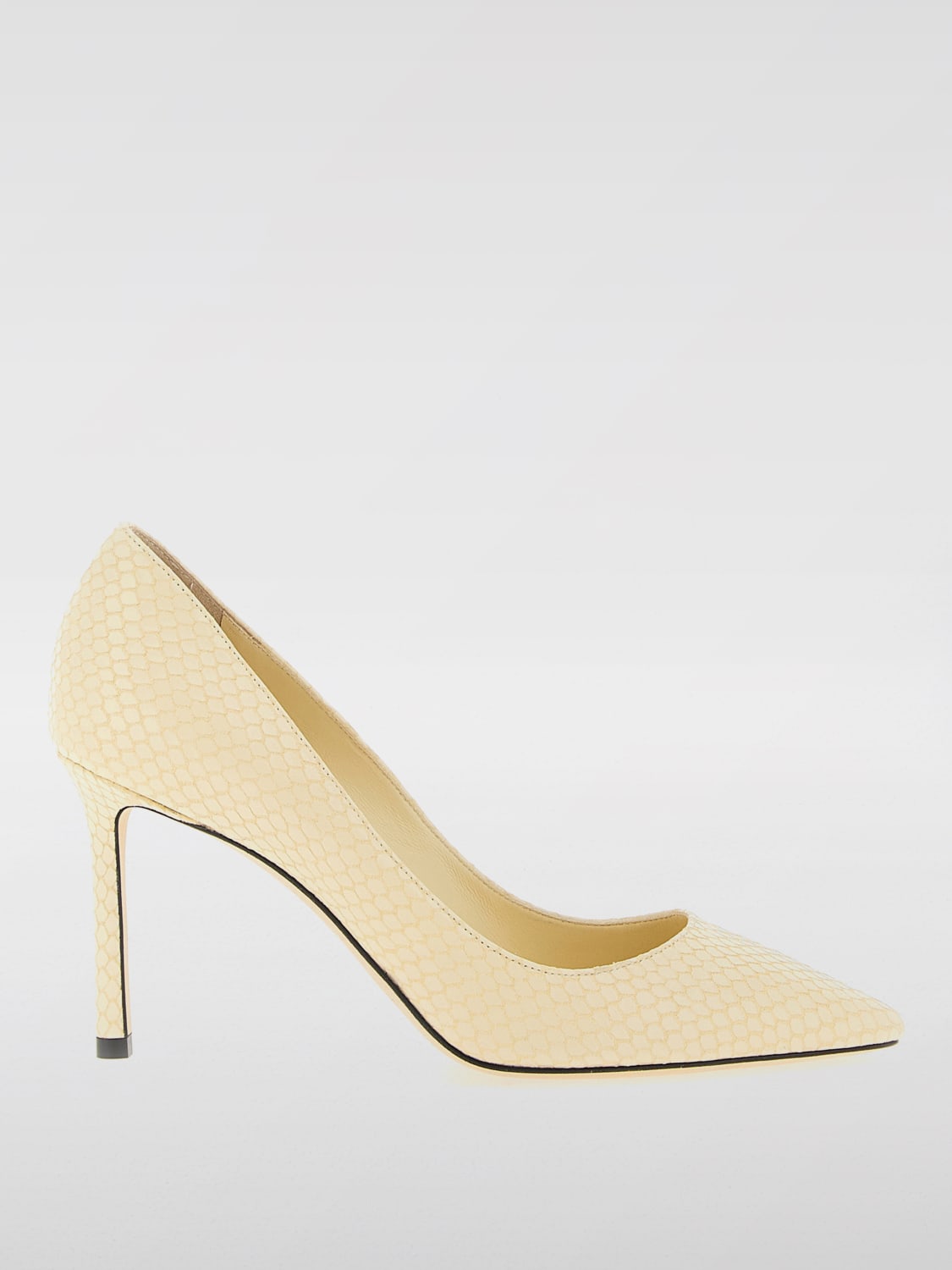 JIMMY CHOO PUMP: High heel shoes woman Jimmy Choo, Yellow - Img 1