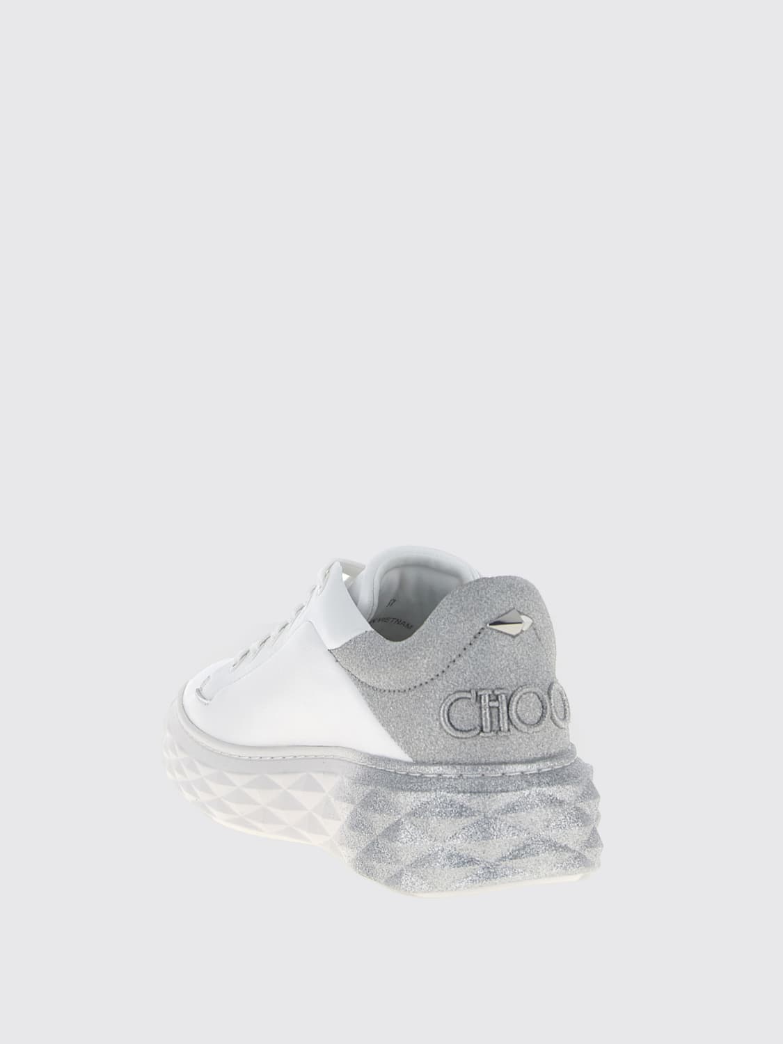 JIMMY CHOO SNEAKERS: Sneakers woman Jimmy Choo, Silver - Img 3