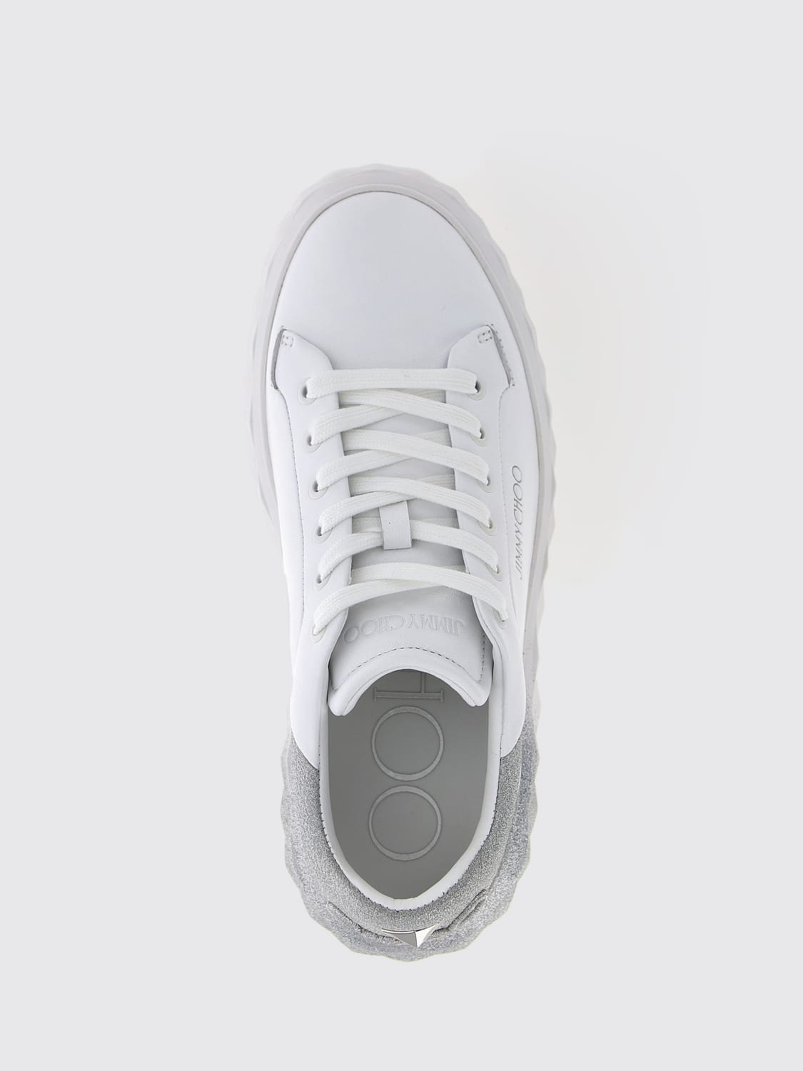 JIMMY CHOO SNEAKERS: Sneakers woman Jimmy Choo, Silver - Img 4