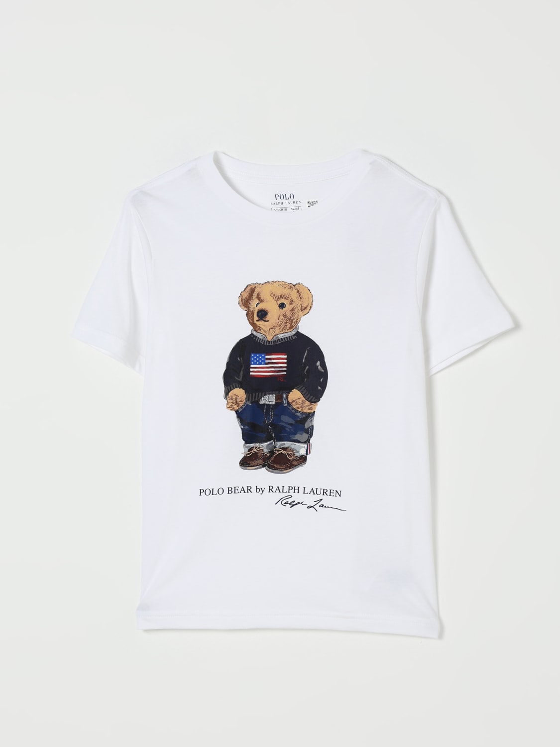 POLO RALPH LAUREN Tシャツ: Tシャツ ボーイ Polo Ralph Lauren, ホワイト - Img 1