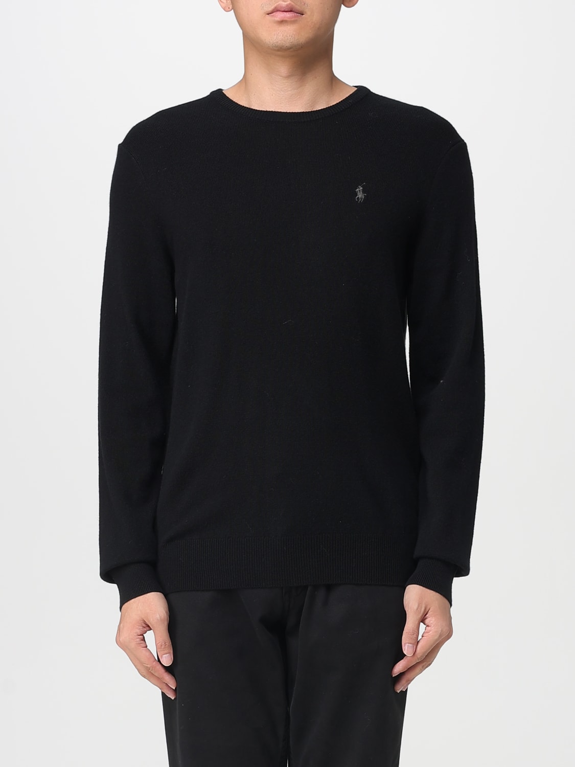 POLO RALPH LAUREN SWEATER: Sweater men Polo Ralph Lauren, Black - Img 1
