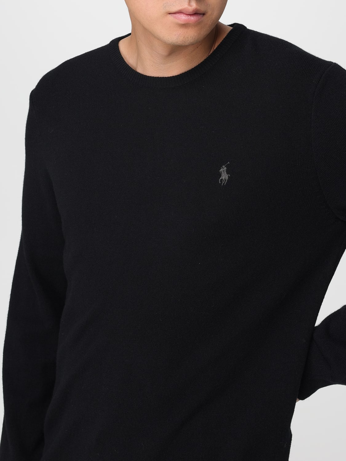 POLO RALPH LAUREN SWEATER: Sweater men Polo Ralph Lauren, Black - Img 3