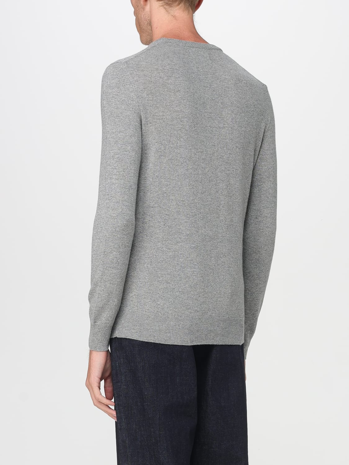 POLO RALPH LAUREN MAGLIA: Maglia a girocollo in lana Polo Ralph Lauren, Grigio - Img 2