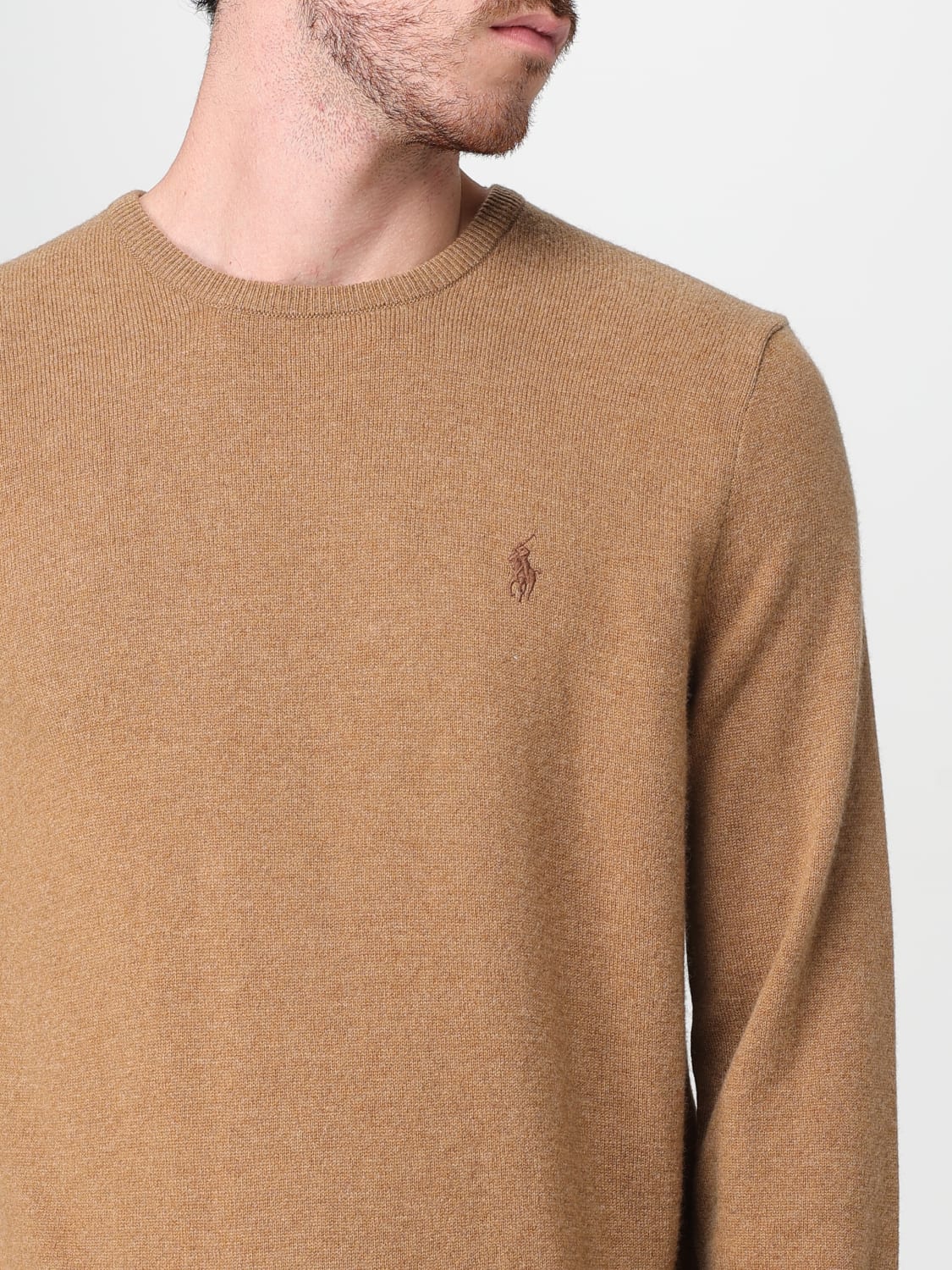 POLO RALPH LAUREN JERSEY: Jersey hombre Polo Ralph Lauren, Beige - Img 3