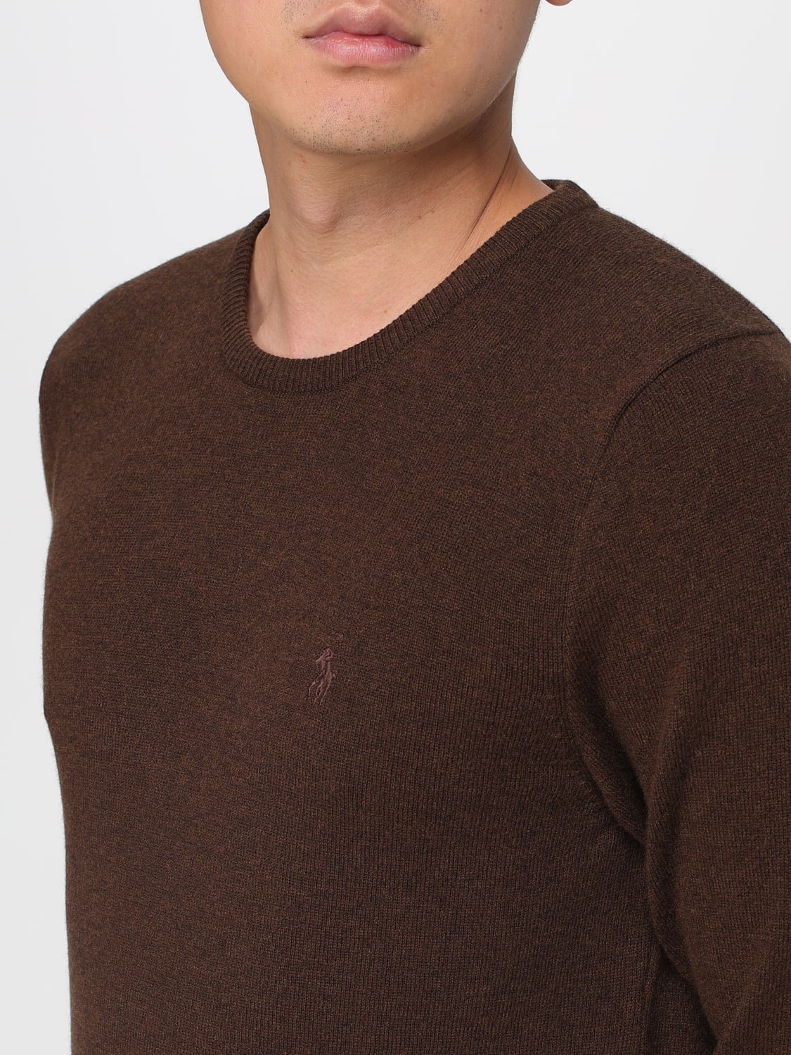 POLO RALPH LAUREN JERSEY: Jersey hombre Polo Ralph Lauren, Marrón - Img 3