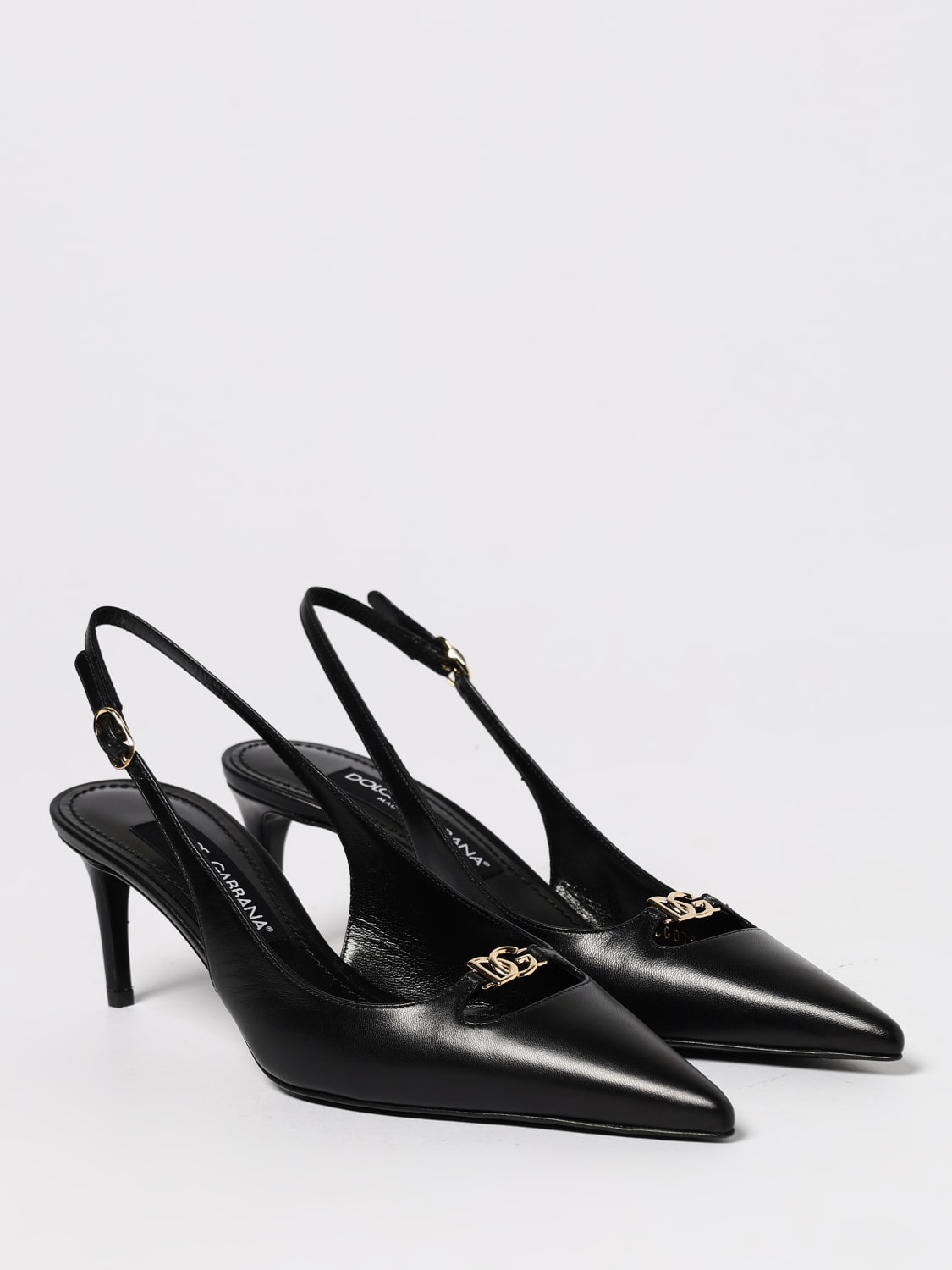 DOLCE & GABBANA DÉCOLLETÉ: Slingback Dolce & Gabbana in nappa , Nero - Img 2
