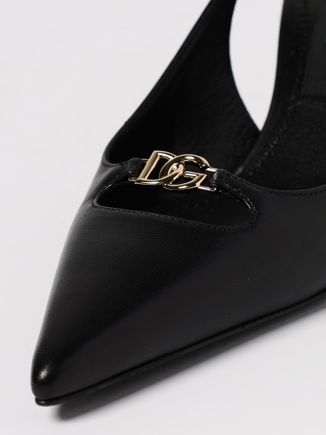 DOLCE & GABBANA DÉCOLLETÉ: Slingback Dolce & Gabbana in nappa , Nero - Img 4