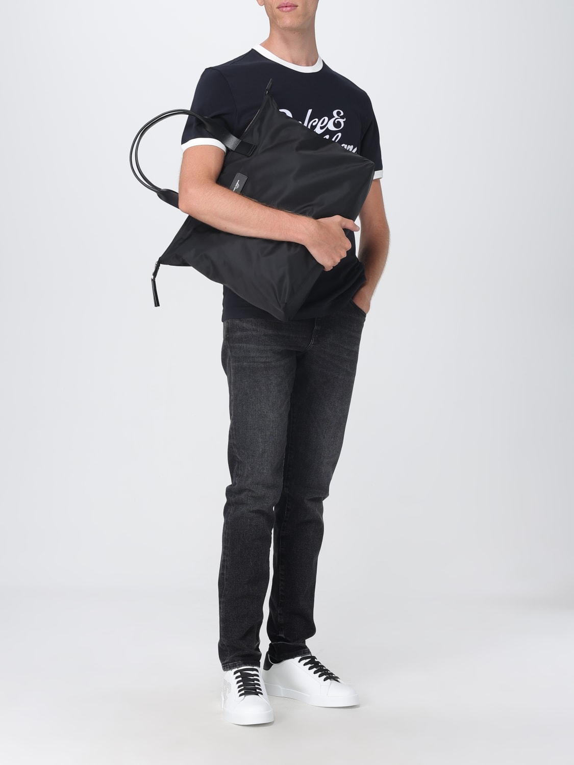 DOLCE & GABBANA JEANS: Jeans Dolce & Gabbana in denim , Nero - Img 2