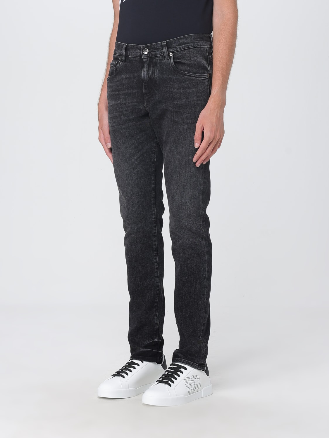 DOLCE & GABBANA JEANS: Jeans Dolce & Gabbana in denim , Nero - Img 4
